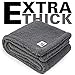 Allisandro Premium Fluffy Dog Blanket Soft And Warm Fleece Blanket for Pet and Throw Cute Paw Print Puppy Cat Blanket Durable and Washable Five Color Three Size Avaiable