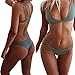 Hot Sale! AMA(TM) Women Sexy Women Bikini Set Swimwear Push-Up Padded Bra Swimsuit Beachwear (S, Green)