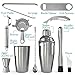 Cocktail Shaker Set Bartender Kit (Set of 11 Pieces) - Mixology Set - Home Bar Tools Set for Professionals and Beginners to Make Cocktails and Drinks