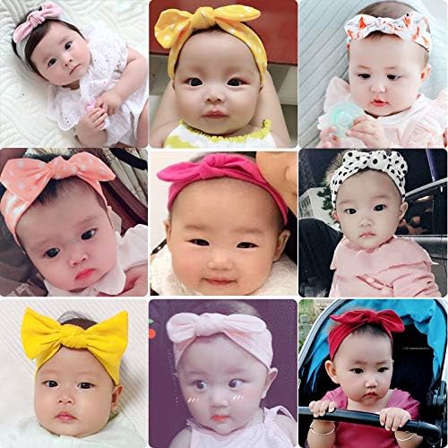 Ecroon Bebe Fille Bandeau Cheveux Elastique Florale Lapin Oreille Bapteme Fete Photographie 3pcs Bebe Fille 0 24m Bebe