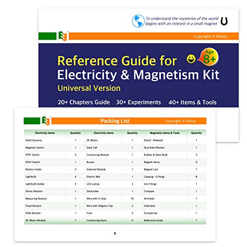 Elesoc STEM Physics Lab Electricity and Kit for Students to Do Electric and