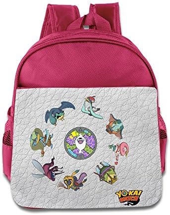 Yo-kai Watch Characters Backpack Children School Bags Pink