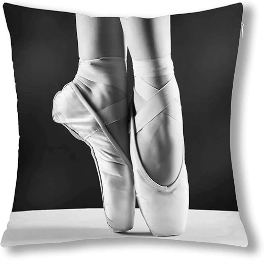 black pointe shoe covers