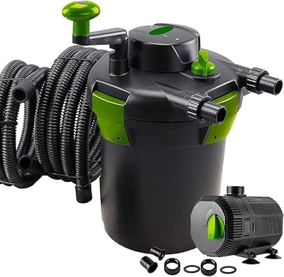 PondHero Turn2Clean Pond Pump and Filter Set with UVC 2300 LPH 11W