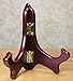 BANBERRY DESIGNS Folding Mahogany Wood Easels - Display Stands - Premium Quality - Picture Photo Small Book Holder - Pack of 3 Pieces - 5