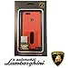 Lamborghini Aventador D2 Leather+Carbon Fiber Back Case for iPhone 6 Orange