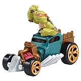 Teenage Mutant Ninja Turtles T-Machines Michelangelo in Hot Rod Diecast Vehicle