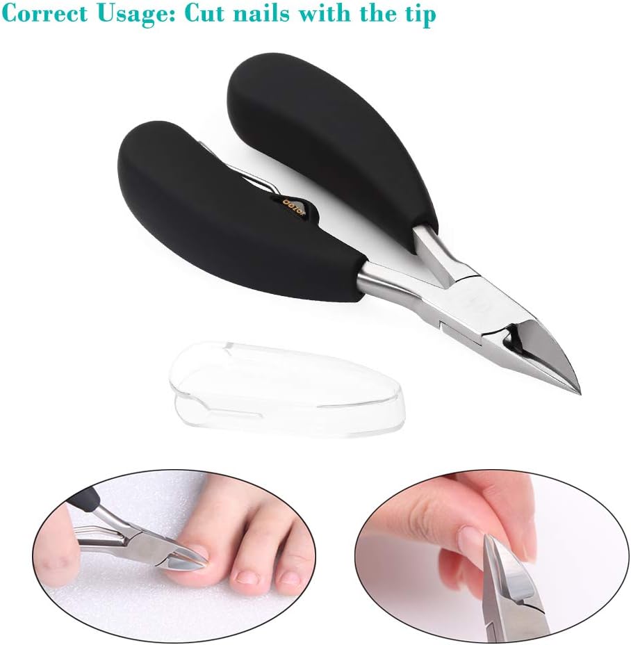 BEZOX Precision Toenail Clippers for Thick or Ingrown Toenails- Podiatrist Toenail Clippers - Image 5
