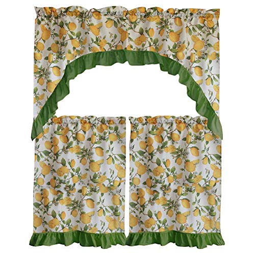 Top 10 lemon kitchen curtains for windows Sideror Reviews