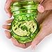 Ergonomic, No Mess Garlic Press with a Twist, Crusher and Mincer, Green