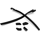 PapaViva Replacement Nose Pieces &amp; Ear Socks Rubber Kits for Oakley Half Jacket 2.0 OO9144/Half Jacket 2.0 XL OO9154