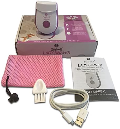Styles II Mini Lady Shaver – USB Charging and Cordless – Silky Smooth Shave For Sensitive To Normal Skin – Dry Type – Ultimate In Convenience and Results – No Skin Irritations
