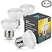 TriGlow T90201-4 LED 4-Watt Dimmable R14 Mini Reflector, 25W Equivalent, E26 Medium Base Light Bulbs, 4-Pack