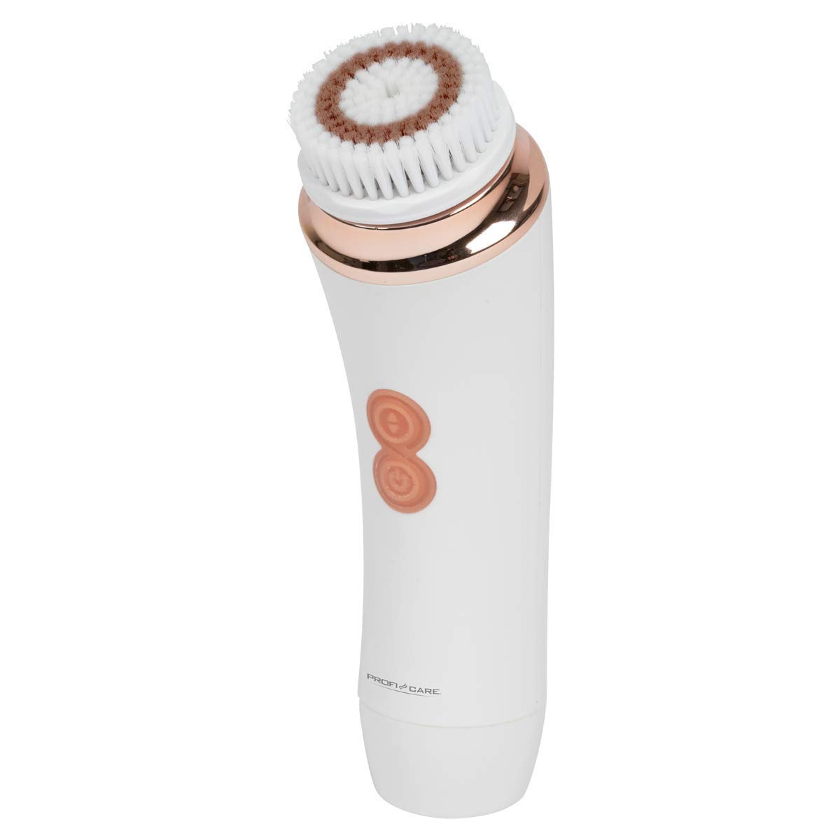 ProfiCare PC-GRB 3081 Facial Cleansing Brush, Face Brush for Thorough Deep Cleansing, 2-Stage Rotation, Cleaning Brush Face with 2 Brush Heads, Electric Cleaning Brush