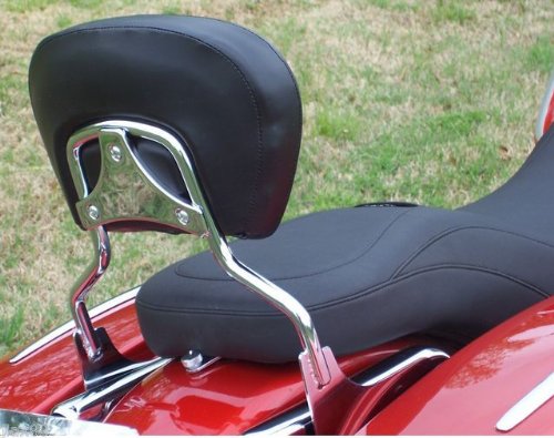 Harley HD Touring Street Glide FLHX Detachable Upright Passenger Sissy Bar Backrest Set(1997-2008)