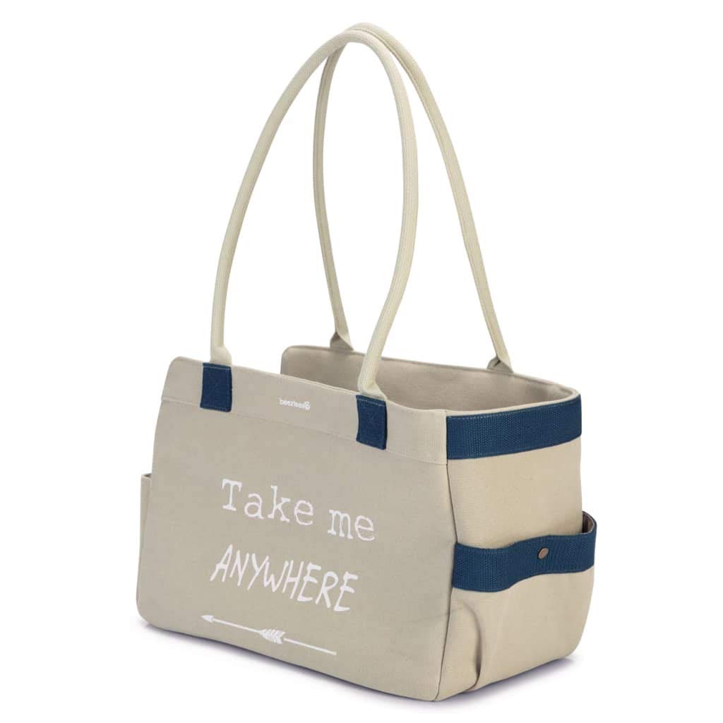 Beeztees K&Bz Flore Transport Bag, Beige, 40 x 20 x 28 cm, 2000 g