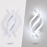 Comely Modern LED Wall Lamp 22W White Acrylic Indoor Sconce 6500K view 9