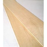 Pack of 2 Hard Maple 1/4" Thick, Up to 7" Wide, 24" Long. You Choose Width. Thin Solid Wood Lumber Made by Wood-Hawk (1/4 x 3 x 24)
