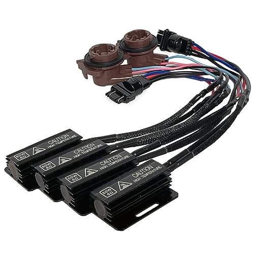 Photo 1 of 3157 3457 LED Load Resistor Adapter 50W 6Ohm Upgraded Canbus Decoder Fix DRL Turn Signal Tail Light Error Code Hyper Flashing Wiring Relay Harness