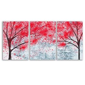 Lines Painting Wall Bedroom Living House x 3 Panels
