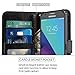 LK Case for Samsung Galaxy J3 Emerge / J3 2017 / J3 Prime / J3 Mission / J3 Eclipse / J3 Luna Pro/Sol 2 / Amp Prime 2 / Express Prime 2, PU Leather Wallet Flip Protective Case Cover (Black)