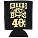 Cheers and Beers to 40 Years Birthday Can Coolers Party Favor 24 Pc