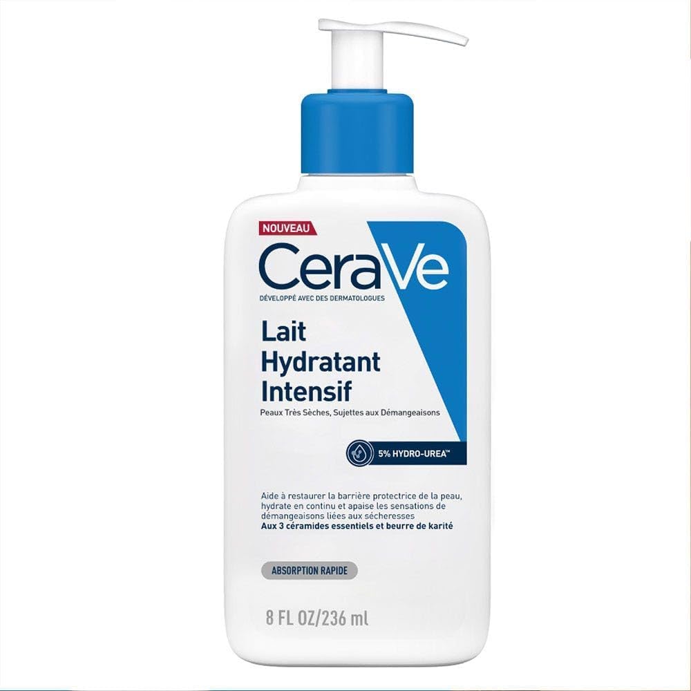CeraVe Intensive Moisturising Lotion With 3 Essential Ceramides, Hyaluronic Acid, Shea Butter, MVE Technology, For Very Dry Itchy Skin, Fast-Acting, Fragrance Free, 473ml