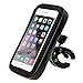 N.ORANIE Waterproof Phone Mount Holder for Bike Bicycle Motorcycle Handlebar Shockproof Bag Case for Cell Phones (Black XL Size)