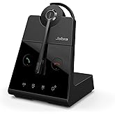 Jabra Engage 65 SE (Second Edition) Wireless Headset, Convertible – Telephone Headset with Industry-Leading Wireless Performance, Advanced Noise-Cancelling Microphone, All Day Battery Life - Black