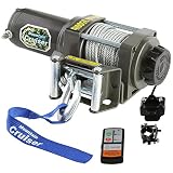 MegaFlint 3500LB ATV Winch UTV 12V Electric 3500 LB/1591kg Off Road Kit A Recovery Winch Truck SUV Wireless Remote Controller