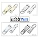 Zipper Pull, Heavy Duty Zip Pull Tab Replacement for Clothes, Luggage, Backpack, DIY Craft(8 Pieces)