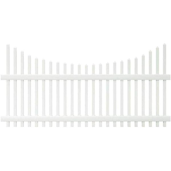 Amazon Com Outdoor Essentials White Vinyl Fence Bracket Kit 2 Pack Garden Outdoor