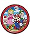 American Greetings Super Mario Brothers Party Supplies, Large Dinner Paper Plates (8-Count)