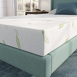 NapQueen Anula, Twin-XL 6'' Green Tea Memory Foam