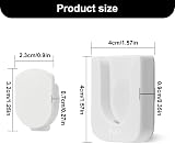 FIDWALL Magnetic Remote Control Holder Wall Mount - 2 Pack, Black view 5