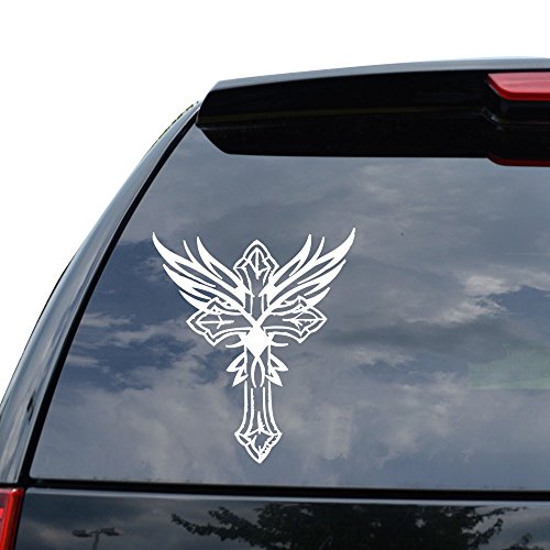 Compare Price angel wing window decal on