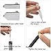 IMT Heavy Duty Pencil Glass Cutter Oil Feed Tungsten Carbide Tip Metal Handle, Professional Mosaic/Tiles/Stained Glass Cutting Tool with Free Replacement Head - 6mm-20mm