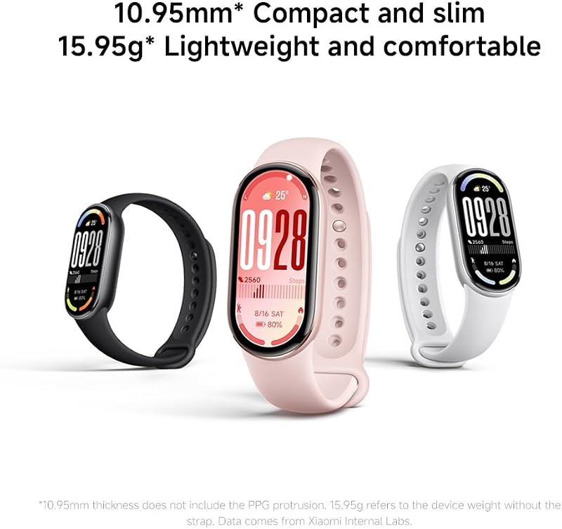 Smart Band 10, Bracelet Connecté, Autonomie 21 jours, noir