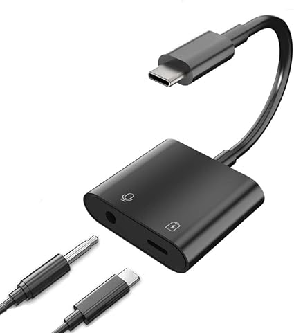 Amazon 通話可能 音楽調節 Type C イヤホン 変換 ケーブル タイプc イヤホン 変換アダプタ 2in1 Usb C To 3 5mm イヤホン変換 オーディオ出力 充電同時に使う Dacチップ内臓 I Pad Pro 18 I Pad Pro 11 Xperia Xz3 Xz2 Xperia 5 Google Pixel 3 Pixel 3xl
