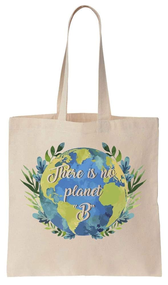 There Is No Planet B Cotton Canvas Tote Bag Amazon Co Uk Shoes