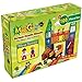 Mag Genius Magnet Tiles 100 Piece Set Includes All The New Magnet Tiles and Clickins to Build The Perfect Castle Includes Clip in Windows and All New Magnet People