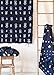 Indigo Tie Dye Tapestry Wall Hanging Mudcloth Sofa Throw,44in x59in