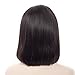 AllHairz Bob Haircut Style Lace Front Wigs Human Hair for Black Women Brazilian Virgin Human Hair Short Wigs 150 Density Slightly Bleached Knots Straight Glueless Lace Wig (10 Inches, Lace Front Wig)