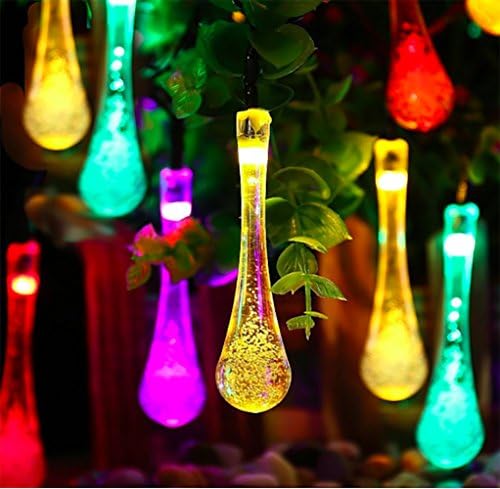 String Lights Bottle LED Tree Solar Powered Waterproof Outdoor 20 Feet 30 LED String Lights for Garden Patio Yard Home Parties