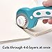 Browill 45mm Rotary Cutter Set Handle Rolling Cutter with 3 Extra Blades and Safety Lock, Sewing Accessories and Supplies for Cutting Fabric Paper Leather Scrapbooking Quilting(Left & Right Hand)