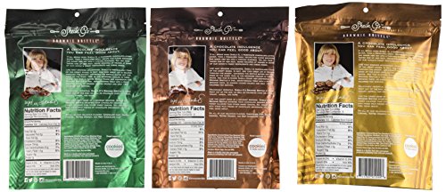 Sheila G's Brownie Brittle 3 Flavor Variety Pack: (1) Sheila G's Chocolate Chip Brownie Brittle, (1) Sheila G's Mint Chocolate Chip Brownie Brittle, and (1) Sheila G's Toffee Crunch Brownie Brittle, 5 Oz. Ea. (3 Bags Total)