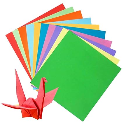 Simuer Juego De 200 Hojas De Papel Origami Papel Plegable