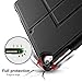Bosewek Keyboard Case for New iPad 9.7 2018 - Lightweight One-Piece Wireless Keyboard Case with Pencil Holder for Apple New iPad 9.7 2018 2017  iPad Pro 9.7 iPad Air  iPad Air Tablet (Black)