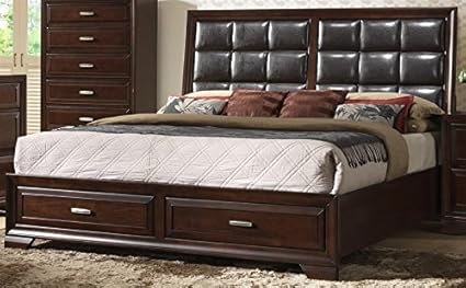 Amazon Com Crown Mark 5pc Jacob Bedroom Set Elegant Queen