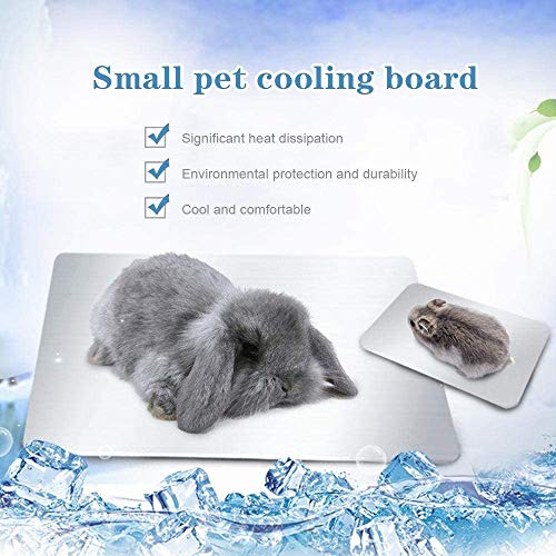 Comtim Rabbits Cooling Mat, Self Cooling Mat Pad for Hamster Guinea Pig